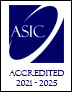 ASIC Accredited 2021 to 2025